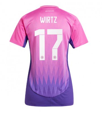 Lacne Ženy Futbalové dres Nemecko Florian Wirtz #17 ME 2024 Krátky Rukáv - Preč